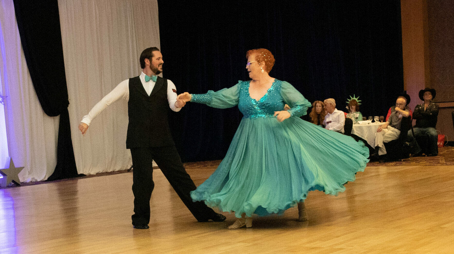 Charlise & Andrew Dancing Waltz